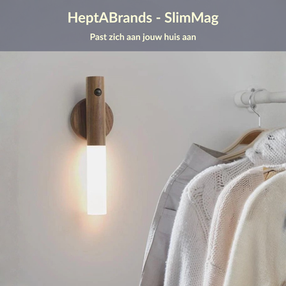 HeptABrands - SlimMag | Magnetisch Nachtlampje met Bewegingssensor – Zacht & Veilig Nachtlicht