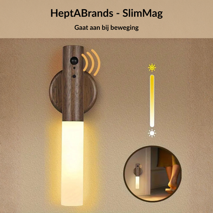 HeptABrands - SlimMag | Magnetisch Nachtlampje met Bewegingssensor – Zacht & Veilig Nachtlicht