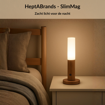 HeptABrands - SlimMag | Magnetisch Nachtlampje met Bewegingssensor – Zacht & Veilig Nachtlicht