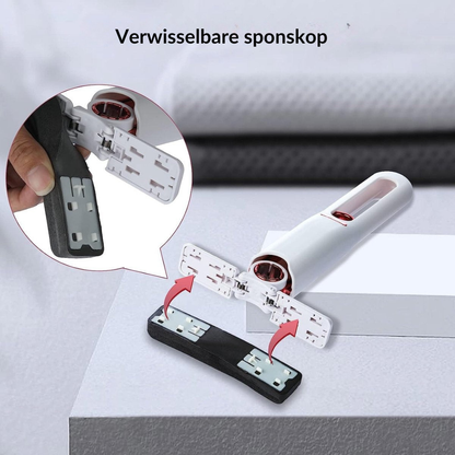 HeptABrands – Mini Squeeze Mop | Slimme Mop Voor Kleine Ruimtes