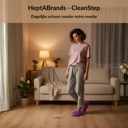 HeptaBrands - CleanStep | Dweil Schoenen, Schoonmaken Zonder Bukken